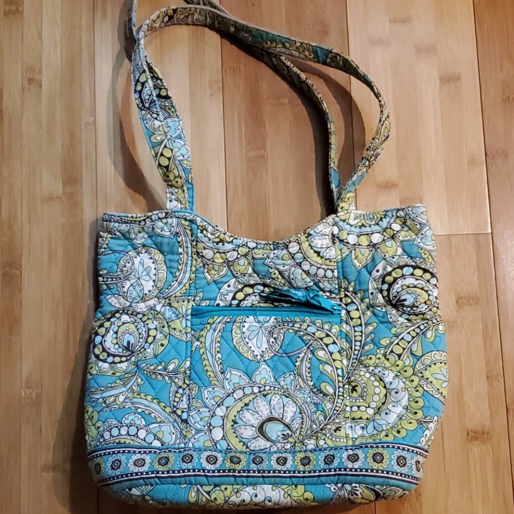 Vera Bradley Peacock Shoulder Tote